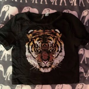 Tiger cropped Tee Size XS